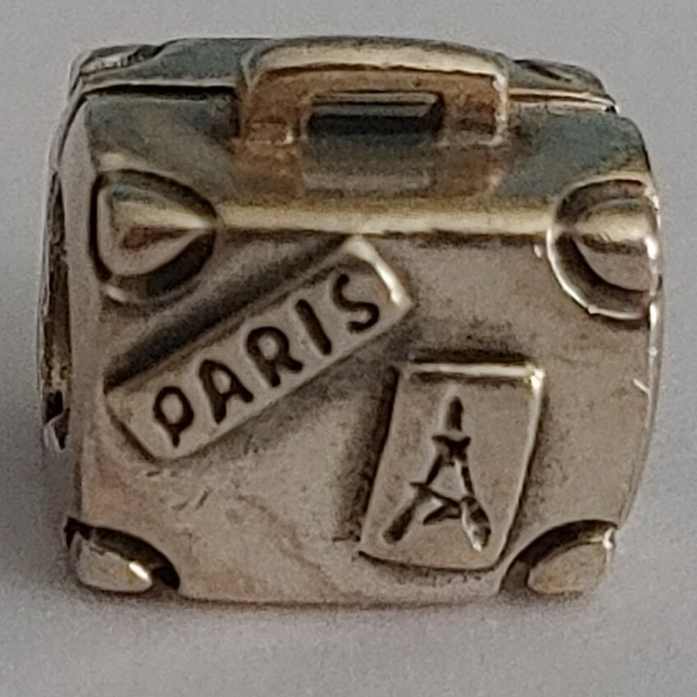 Pandora Suit Case TRAVEL charm PARIS